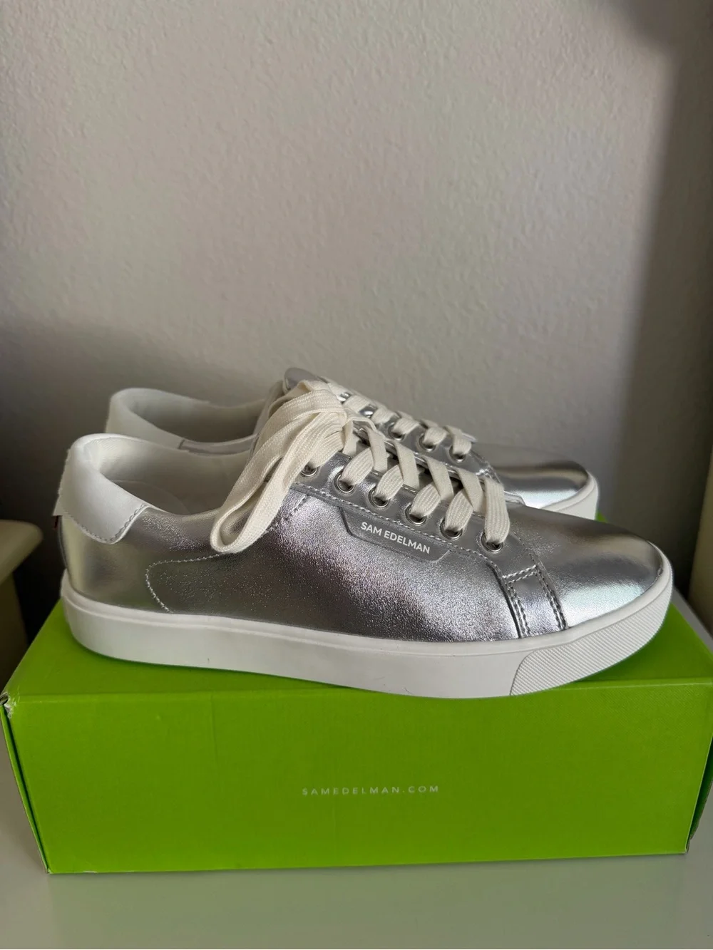 Sam Edelman shiny metallic